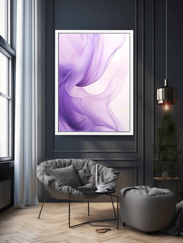 Abstract Art Purple Art Print