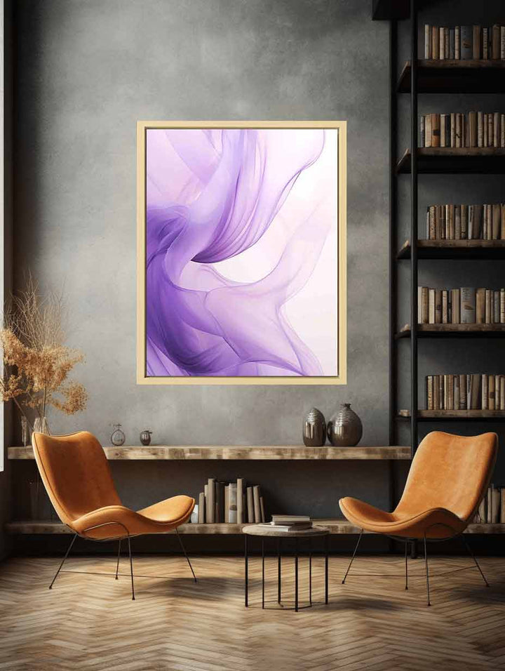 Abstract Art Purple Art Print