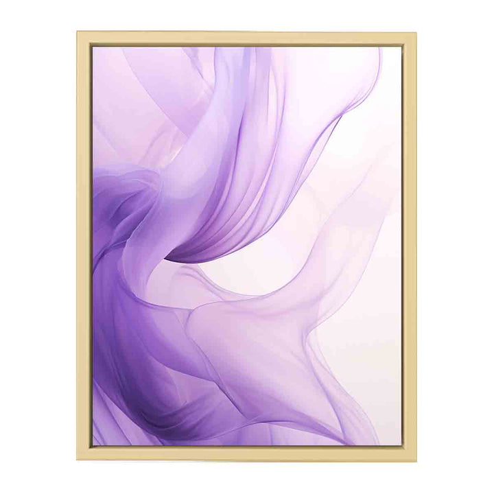 Abstract Art Purple framed Print