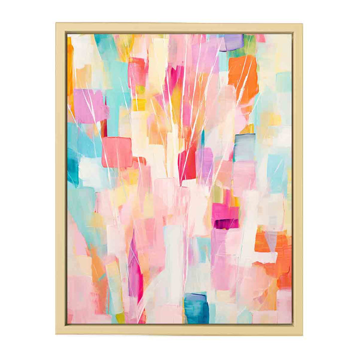 Pretty Abstract Art framed Print