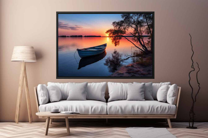 Calm  At Sunset Art Print