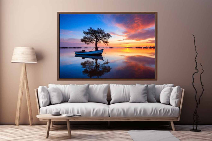 Calm  At Sunset Artwork Art Print