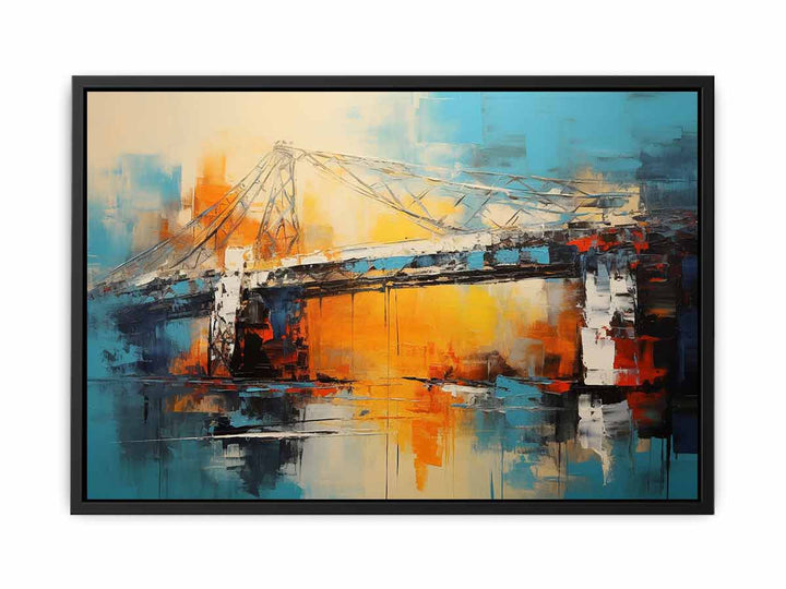 Bridge Abstract Art  canvas Print