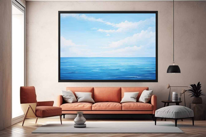 Calm Ocean Artwork Art Print