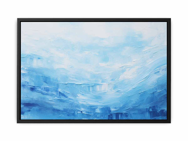 Ocean Abstract Painting  canvas Print