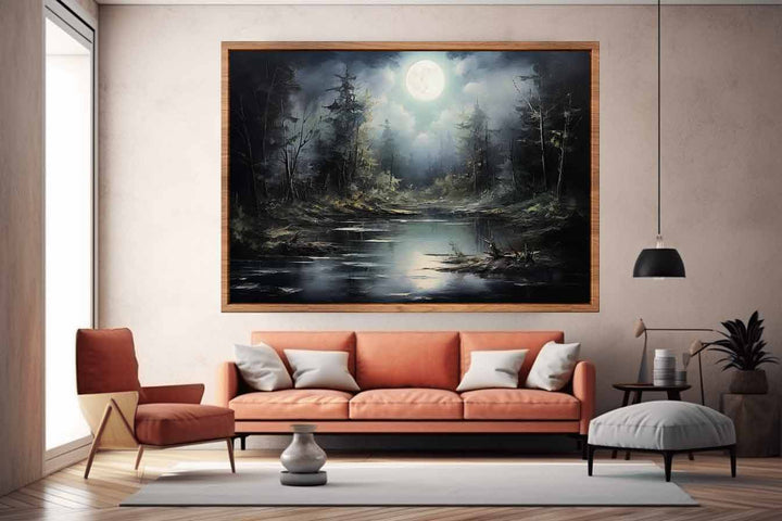 Moonlight Painting Art Print