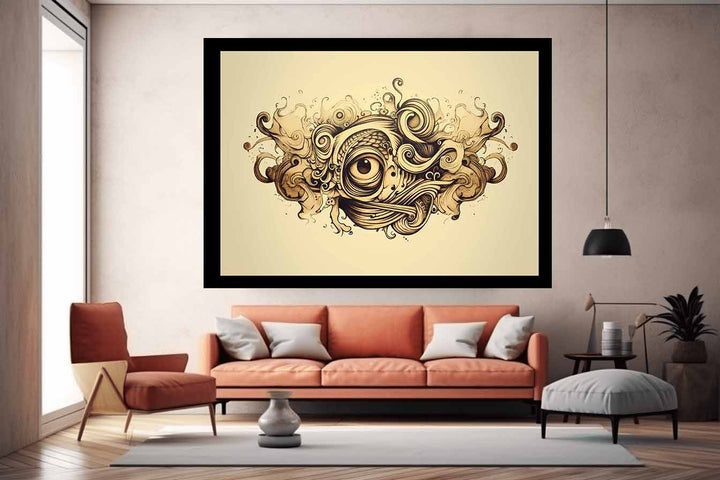 Old Stylvinatge eye Art Print