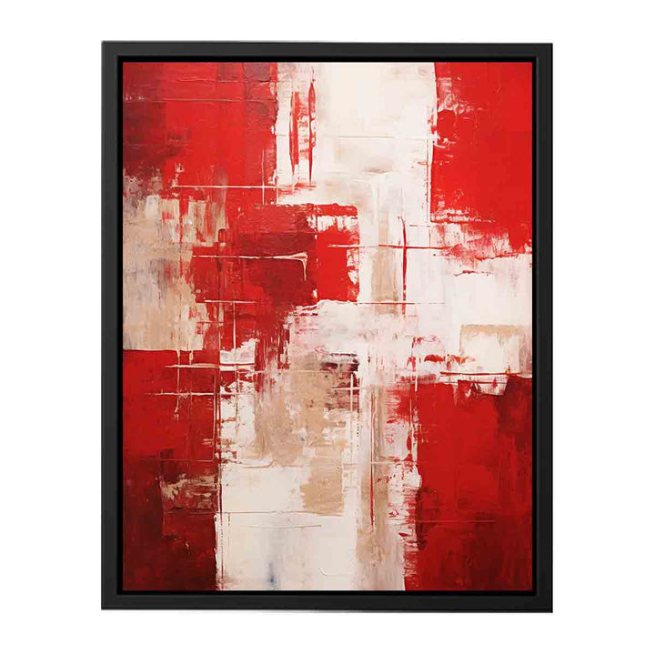 Red Modern Art  canvas Print