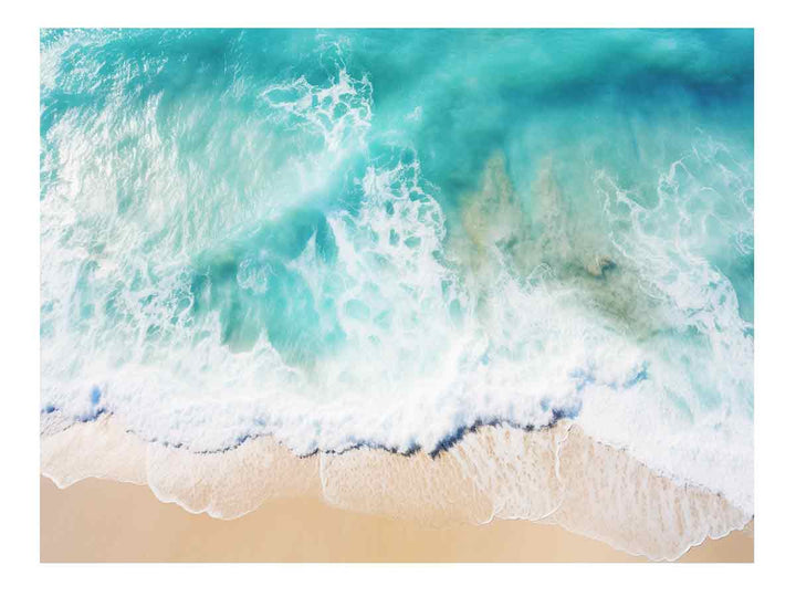 Teal Ocean Art