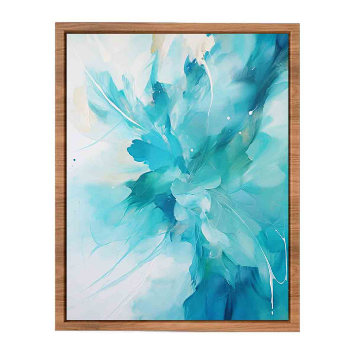 Teal Art Print  Painting