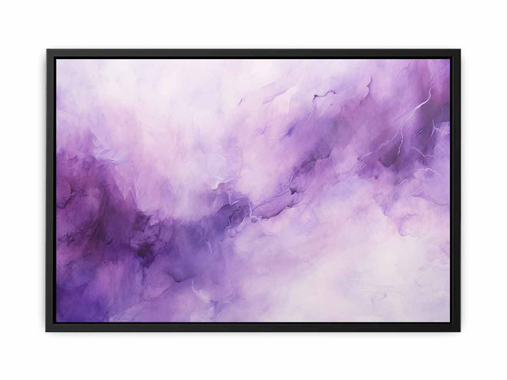 Purple Modern Art  canvas Print