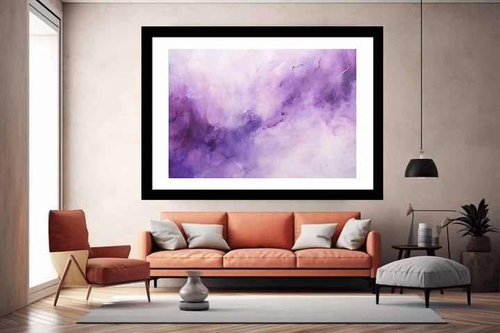 Purple Modern Art Print