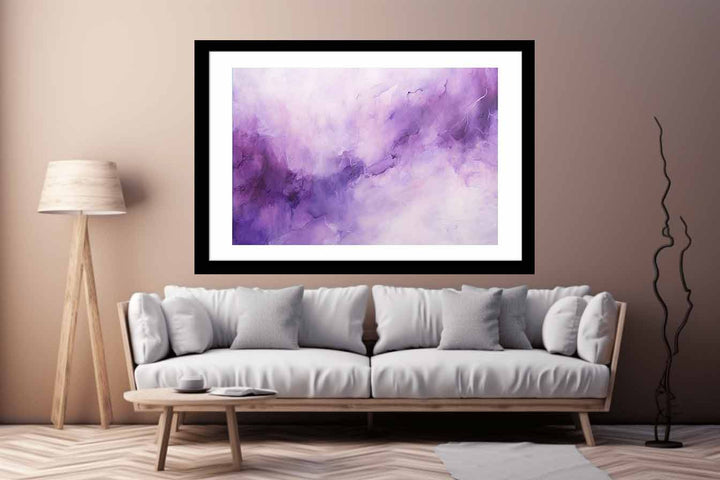 Purple Modern Art Print