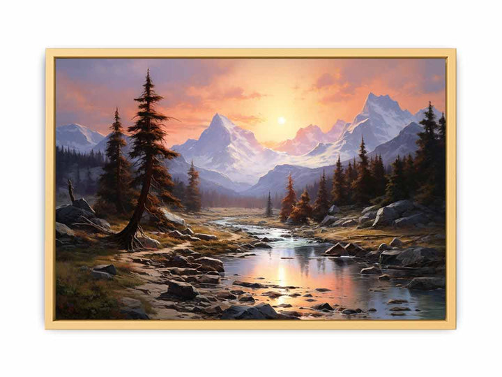 Sunrise In The Sierra framed Print