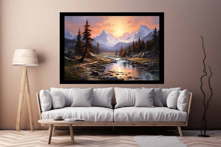 Sunrise In The Sierra Art Print