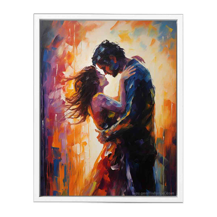 Modern The kiss Painting Inspired  Painting