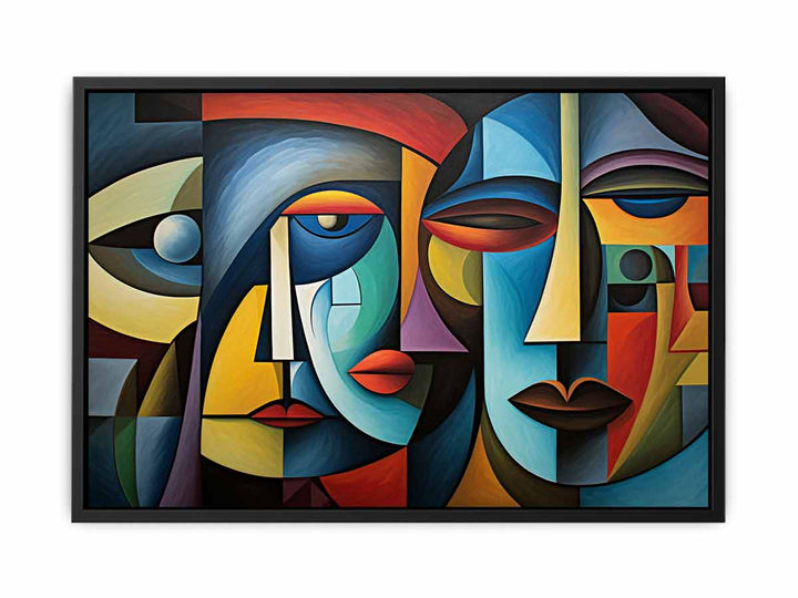 Cubism Artwork  canvas Print