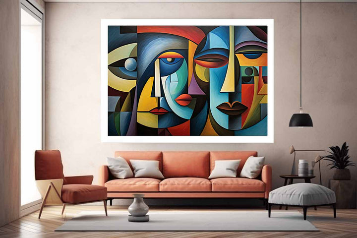 Cubism Artwork Art Print