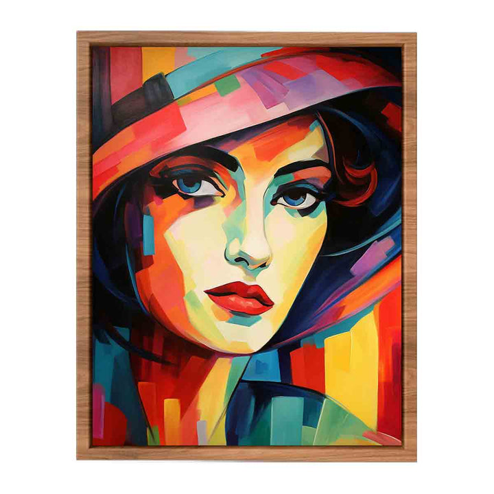 Women Fauvism Art Painting  