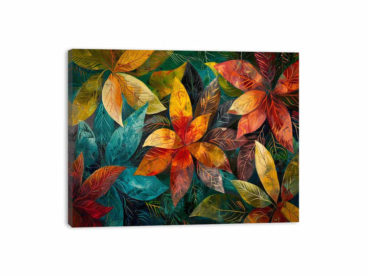 Bush Leaves Canvas Print