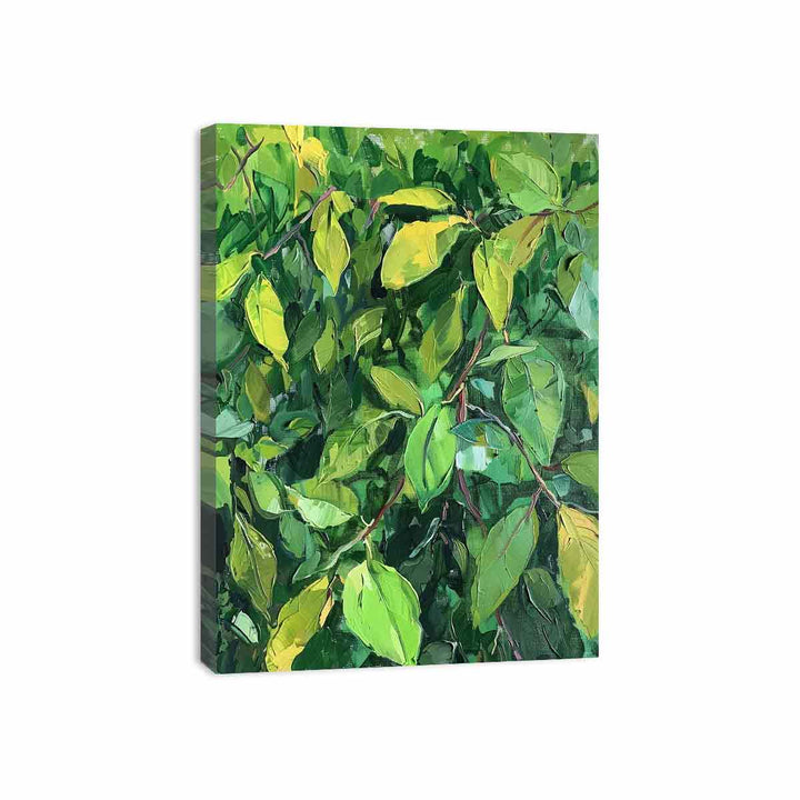 Bush Leaves Canvas Print