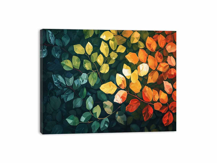 Bush Leaves Canvas Print