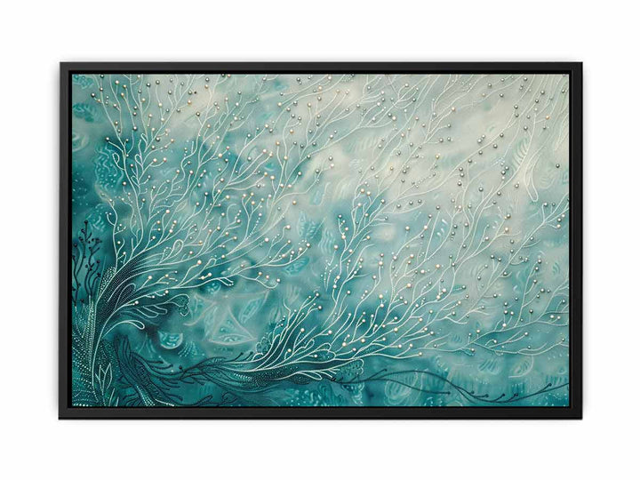 Teal Branches   Painting