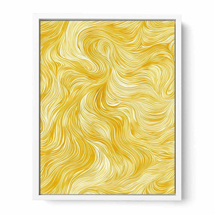 Yellow Fur Framed Print