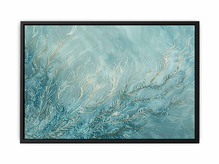 Teal Branches   Painting