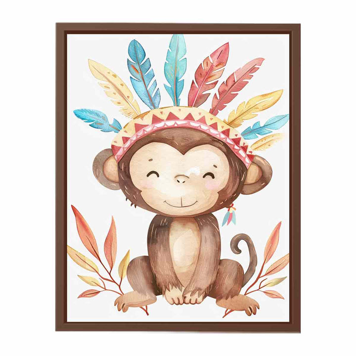 Cute Monkey  Poster