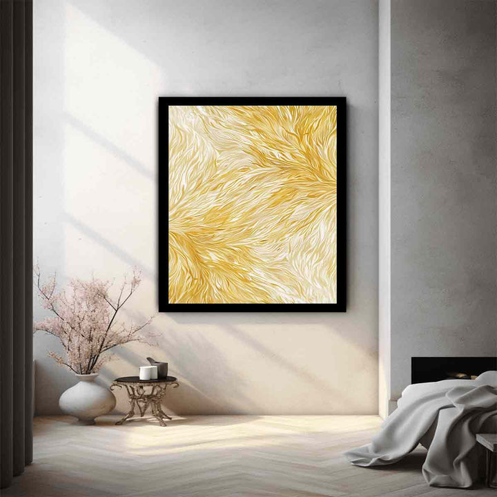 Yellow Texture Art 