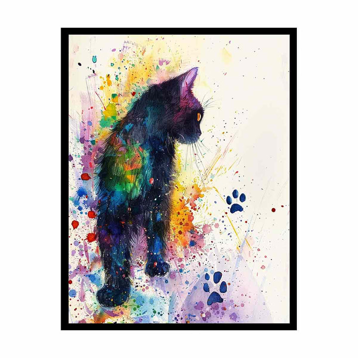 Cat Paw Prints  Painting