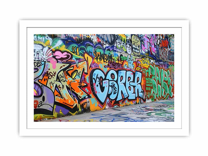 Graffiti Tag Streched canvas