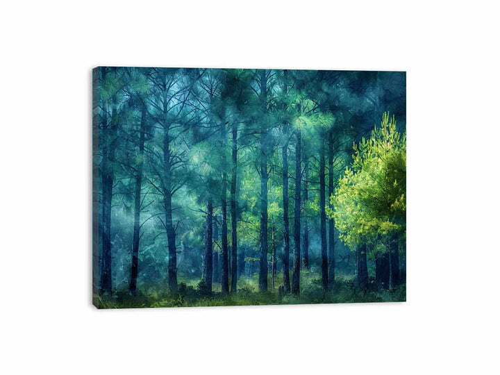 Pine Forest Canvas Print