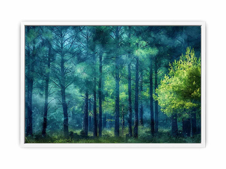 Pine Forest Framed Print