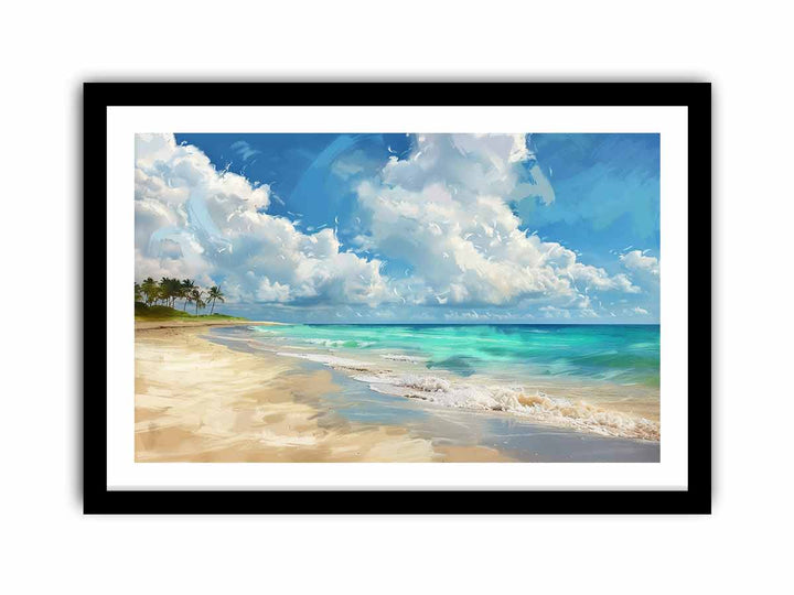 Beach Landscape  Art Print