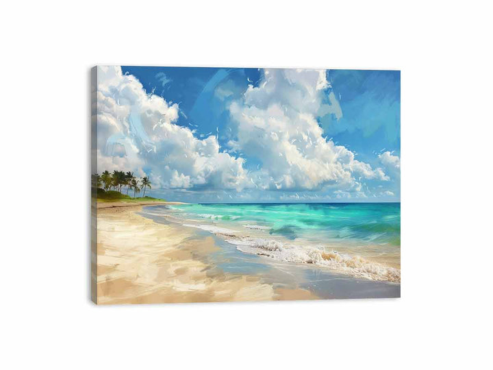 Beach Landscape Canvas Print