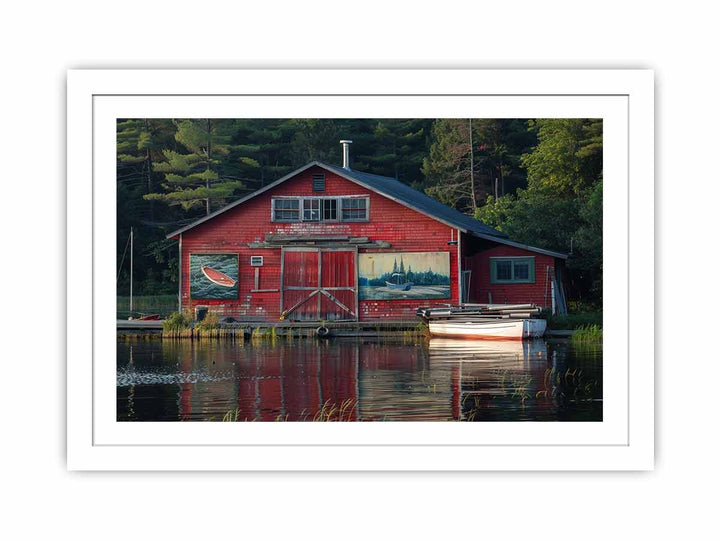 Boat House Streched canvas