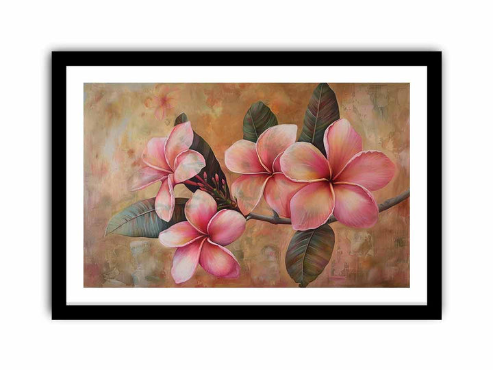 Pink Frangipani  Art Print