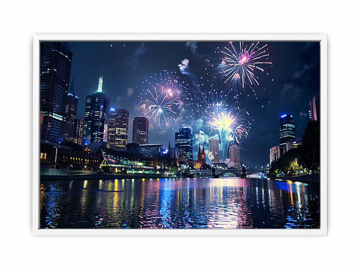 Firewords Australia Framed Print