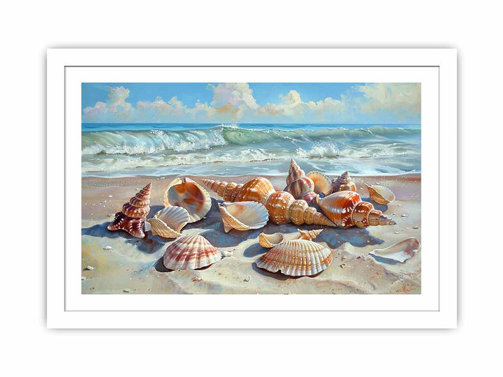 Collection of  Shells Streched canvas