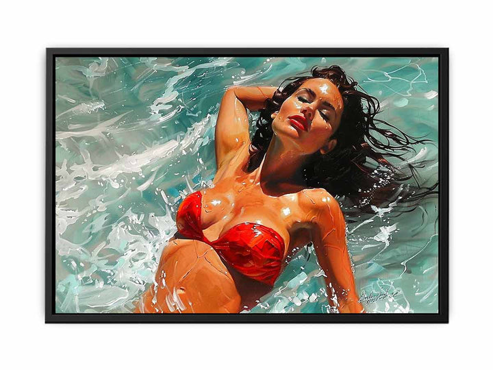 Red Bikini  Painting