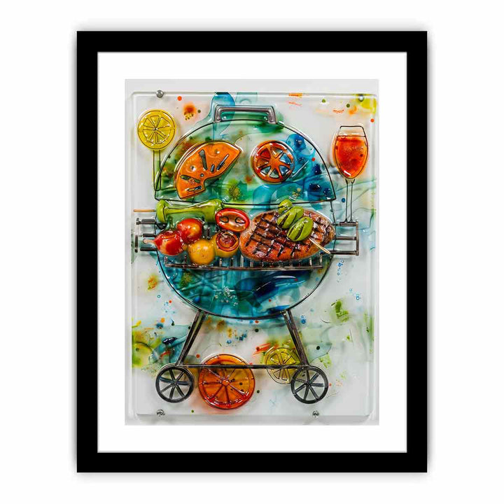 Glass Bbq  Art Print