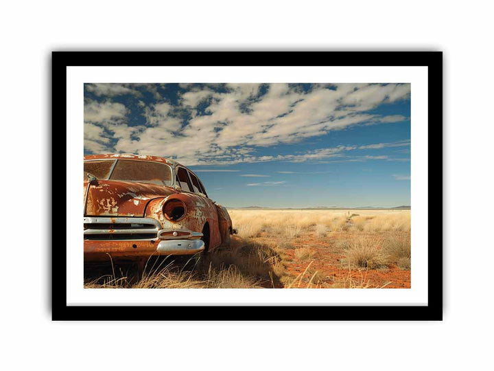 Rusty Car  Art Print