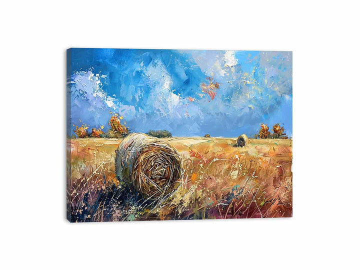 Bales Canvas Print