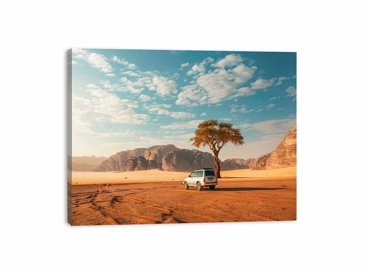 Parking Canvas Print