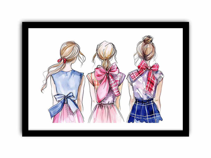 Three  Art Print