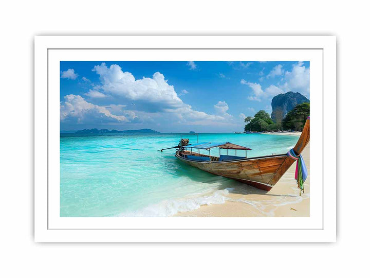 Thai Boat Streched canvas