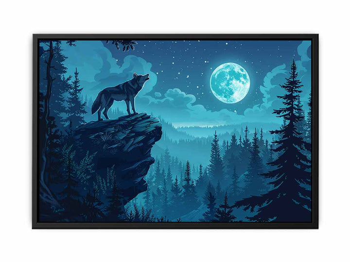 Wolf  Painting