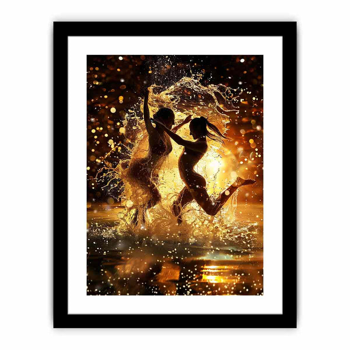 Splash Dance  Art Print